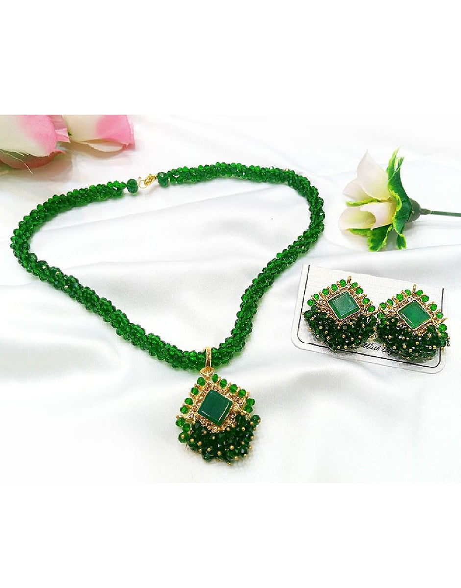 Iij Long Mala Necklace Set For Women – Elegant Imitation Jewellery Set, Perfect For Parties, Weddings & Special Occasions - View #5