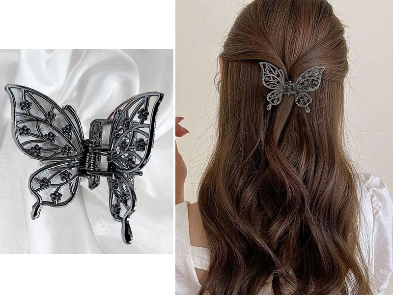 Pack of 2 Butterfly Shaped Hair Clips (DZ16502)
