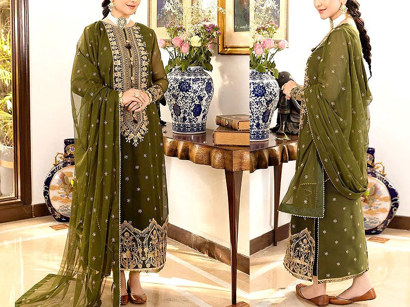 Chiffon wedding dresses pakistani sale