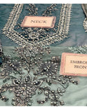 Luxury Handwork Heavy Embroidered Chiffon Wedding Dress (DZ16837)