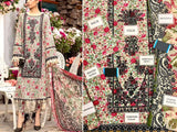 All-Over Print Embroidered Lawn Dress 2024 with Chiffon Dupatta (DZ16967)