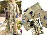Digital All-Over Print Lawn Dress with Printed Chiffon Dupatta (DZ17060)