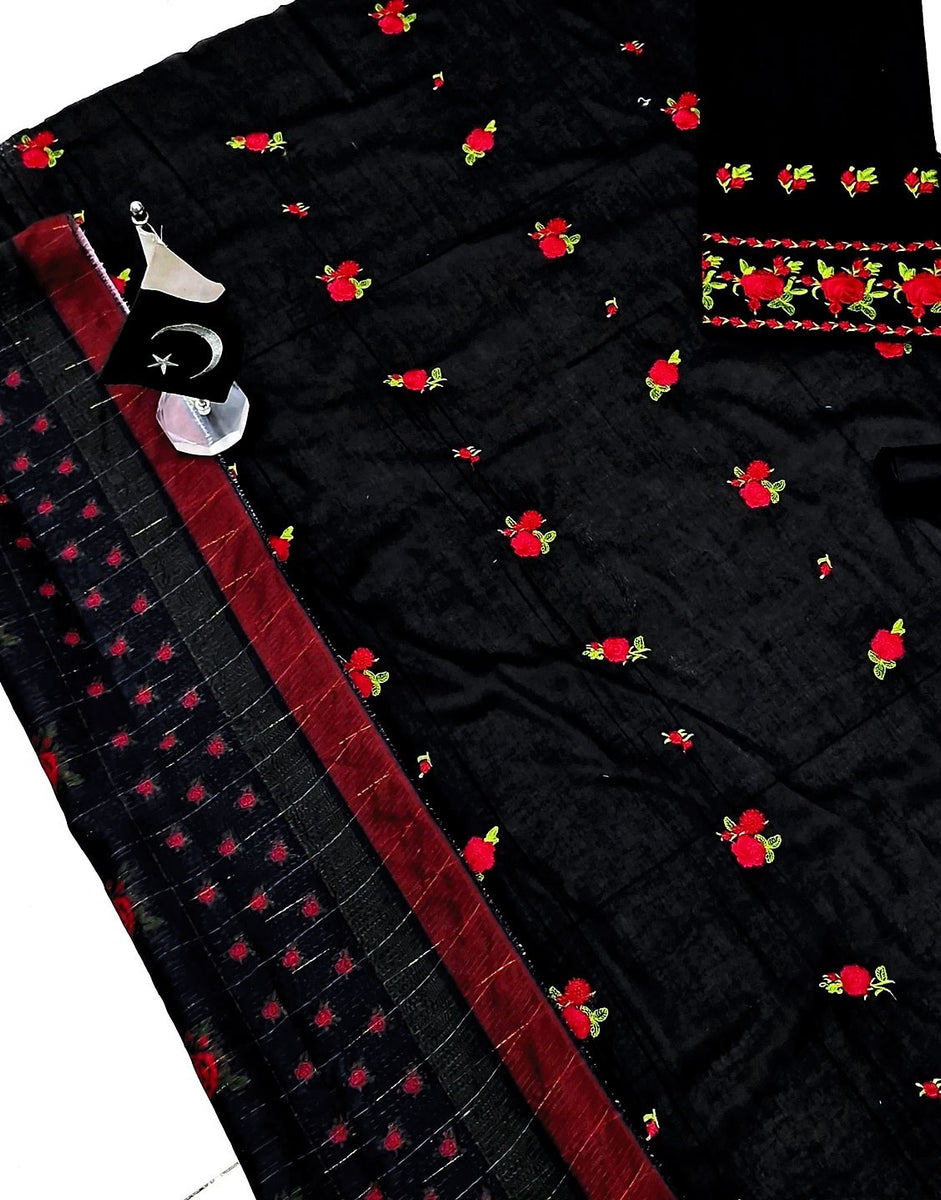 Elegant 2-Piece Embroidered Lawn Dress main image 1