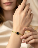 Trendy Roman Numeral Mesh Chain Bracelet in Stainless Steel Finish (DZ18363)