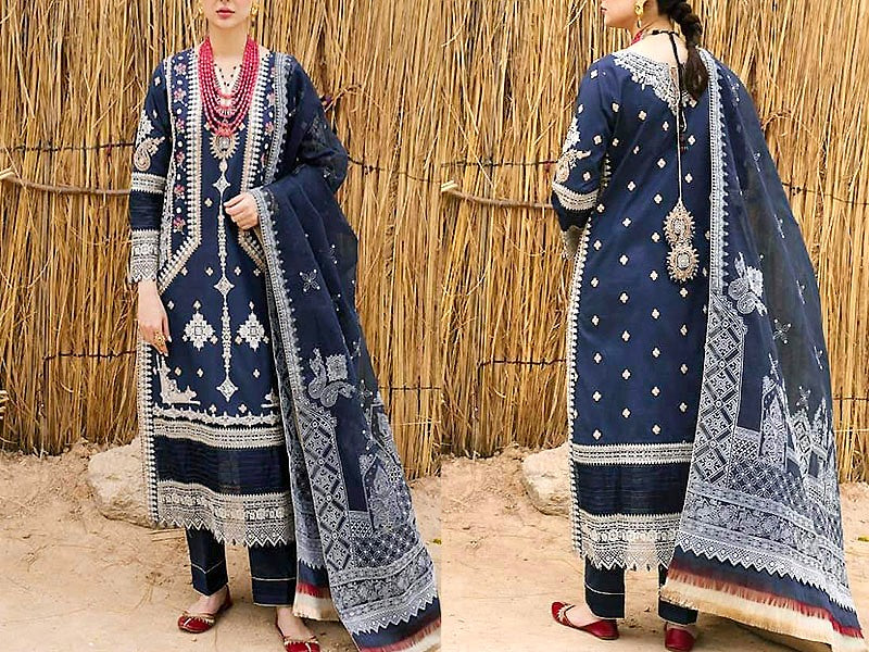 Lawn dress with net on sale dupatta
