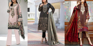 Trendy Pakistani Cotton Dresses for Women's