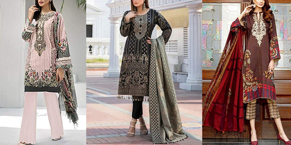 Trendy Pakistani Cotton Dresses for Women's