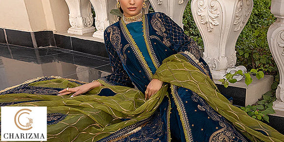 Charizma Signature Unstitched Velvet Collection