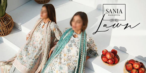 Latest Sania Maskatiya Spring Summer Lawn Collection 2023-24