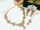 Elegant Fashion Jewelry Set with Earrings & Tikka (DZ16762)