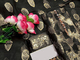 Glittering Lorex Weaved Cotton Jacquard Party Wear Dress (DZ16810)