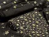 Banarsi Style 9mm Sequins Embroidered Organza Party Wear Dress 2023 (DZ16314)