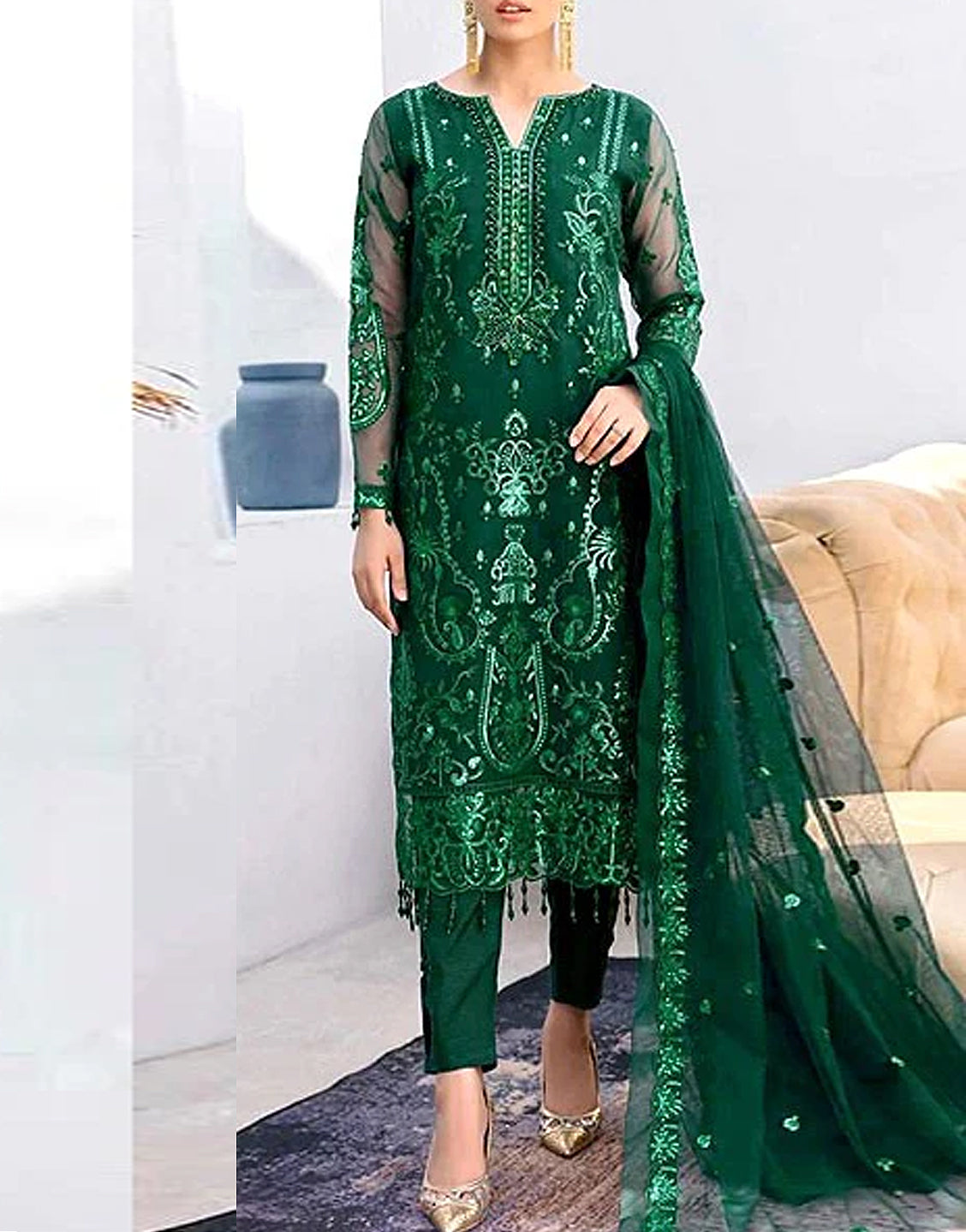 Organza Dress Design 2024 Pakistani Organza Dresses with Price for Online Shopping in Pakistan DressyZone