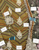 Embroidered EID Lawn Dress with 4-Side Emb. Chiffon Dupatta (DZ18874)