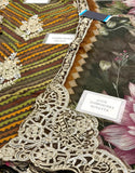 Embroidered EID Lawn Dress with 4-Side Emb. Chiffon Dupatta (DZ18874)