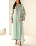 Sophisticated Mint Green Chiffon Formal Party Dress (DZ18724)
