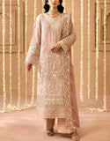 Adorable Heavy Embroidered Chiffon Party Wear Dress (DZ18770)