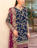 Adorable Heavy Embroidered Formal Chiffon Wedding Wear Dress (DZ18836)