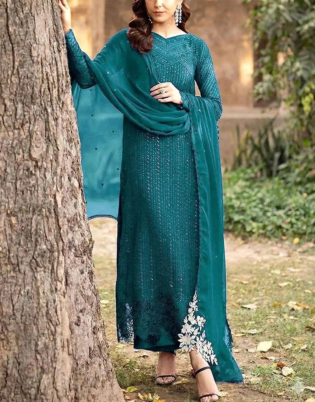 sachin and babi light blue dress Bridal Walima Dresses Designs 2026 in Pakistan – PakStyle.pk main image 1