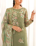 Decent Formal Embroidered Chiffon Wedding Wear Dress (DZ18877)