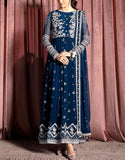Graceful Embroidered Chiffon Wedding Wear Dress (DZ18805)