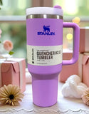 Trendy Quencher H2.0 Tumbler 40 OZ – Solid Vacuum Insulated Travel Flask (DZ18564_Purple)