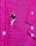 Heavy Sequins Embroidered Fuchsia Color Dhanak Dress for Winter Events (DZ18489)