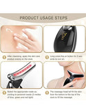 Rechargeable LED Facial Massager for Face & Neck - Vibrating Massager (DZ18544)