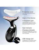 Rechargeable LED Facial Massager for Face & Neck - Vibrating Massager (DZ18544)