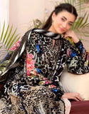 3-Piece Digital Leopard Print Silk Dress for Casual & Party Wear (DZ18428)