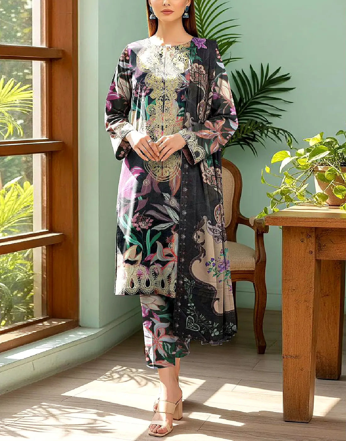 In Pakistan Khadi Linen Dresses Lawn ChickenKari Embroidered Dress With Khadi Net Dupatta In Pakistan Khadi Linen Dresses Lawn ChickenKari Embroidered Dress With Khadi Net Dupatta