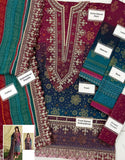 Digital Print Embroidered Multicolor Ombre Lawn Dress with 4-Side Emb. Chiffon Dupatta (DZ18843)