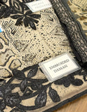 Trendy All-Over Print Sequins Embroidered Beige Lawn Dress with Emb. Chiffon Dupatta (DZ18859)