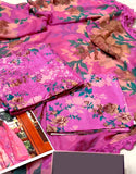 Aneela's All-Over Print Schiffli Embroidered Lawn Dress 4-Side Emb. Chiffon Dupatta (DZ18871)