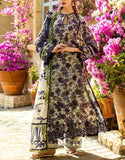 All-Over Print Schiffli Embroidered EID Lawn Suit with Chiffon Dupatta (DZ18878)