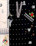 Cozy Embroidered Black Linen Dress for Casual & Formal Wear Regular price (DZ18258)