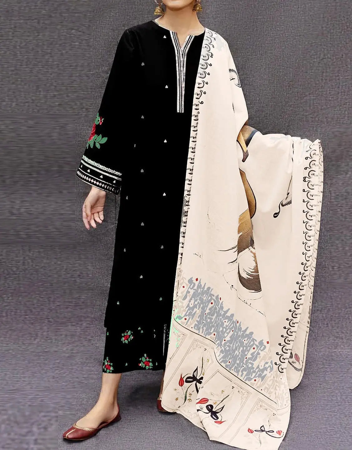 本日値下中　タグ付き　DAMASK EMBROIDERY LINEN DRESS 本日値下中 タグ付き DAMASK EMBROIDERY LINEN DRESS 本日値下中