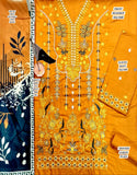 Exquisite Heavy Embroidered Linen Dress for Casual & Formal Wear (DZ18268)