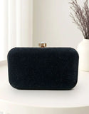Glittering Black Clutch Bag for Party & Formal Events (DZ18347)