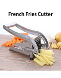 Heavy Duty Stainless Steel French Fry Cutter – Best Vegetable Slicer for Potato, Carrots, Cucumbers, Onions (DZ18597)