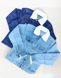 Unisex Stylish Fur Denim Jacket for Winters | Warm Jean Jacket for Men & Women (DZ18628)