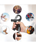 Adjustable 5–60kg Hand Grip Strengthener with Counter for Exercise & Training (DZ18567)