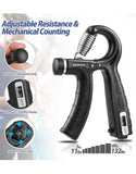 Adjustable 5–60kg Hand Grip Strengthener with Counter for Exercise & Training (DZ18567)