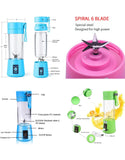 USB Rechargeable Mini Portable Juicer Blender 380ml (DZ18552)