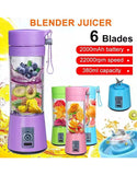 USB Rechargeable Mini Portable Juicer Blender 380ml (DZ18552)