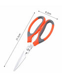 Multipurpose Stainless Steel Kitchen Shear Scissor for Cutting Food & Herbs (DZ18642)