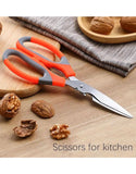 Multipurpose Stainless Steel Kitchen Shear Scissor for Cutting Food & Herbs (DZ18642)