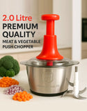 2.0 Litre Premium Quality Meat & Vegetable Push Chopper (DZ18550)