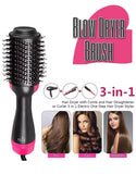 One Step Blow Dryer Brush – Hot Air Hair Dryer, Straightener & Styling Tool (DZ18573)
