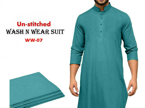 Unstitched Wash N Wear Men's Shalwar Kameez (DZ11099)